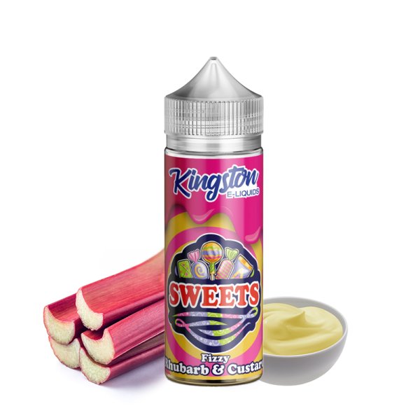 [Destockage] Fizzy Rhubarb & Custard 0mg 100ml - Sweets by Kingston