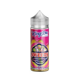 Fizzy Rhubarb & Custard 0mg 100ml - Sweets by Kingston