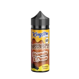 Brownie & Cream 0mg 100ml - Desserts by Kingston