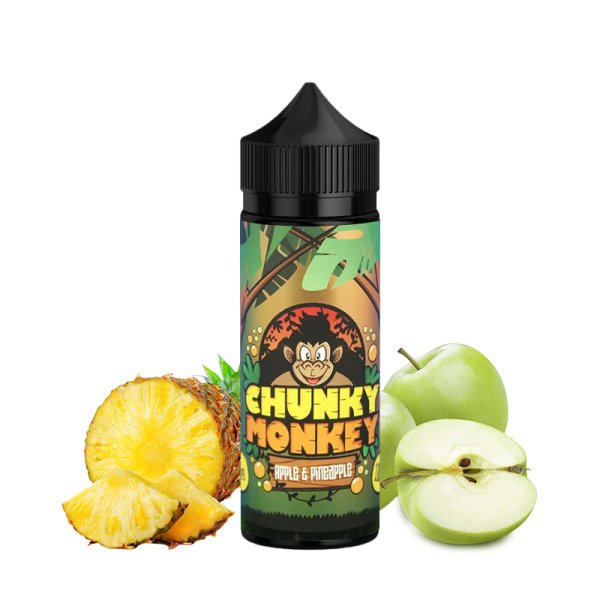 Apple & Pineapple 0mg 100ml - Chunky Monkey by Kingston