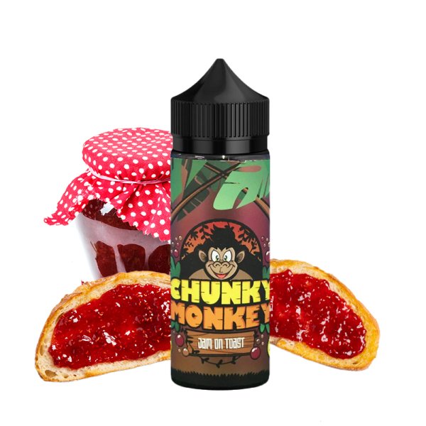 Jam on Toast 0mg 100ml - Chunky Monkey by Kingston