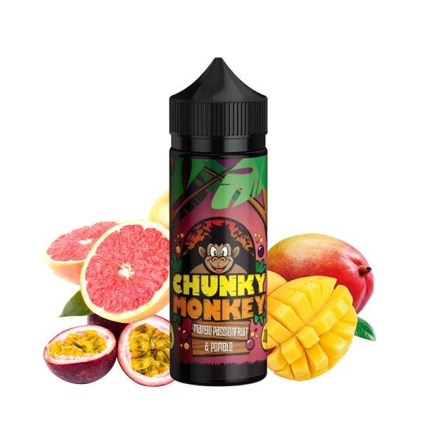 Mango Passionfruit Pomelo 0mg 100ml - Chunky Monkey by Kingston