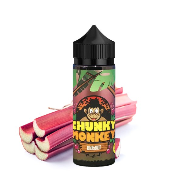 Rhubanut 0mg 100ml - Chunky Monkey by Kingston