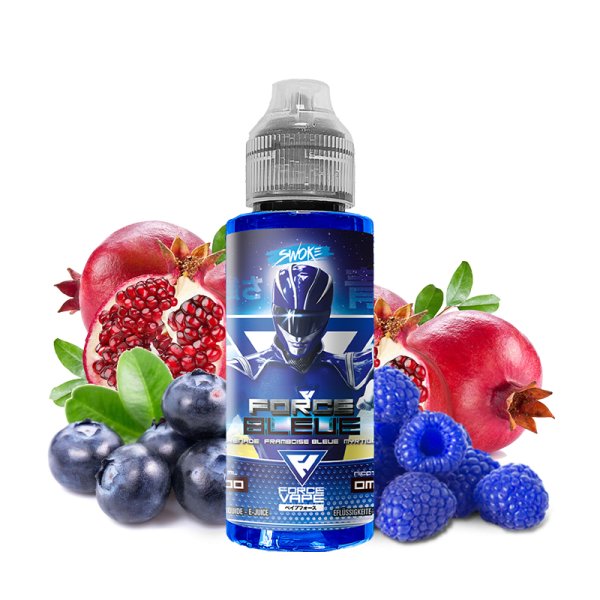 Force Bleue 0mg 100ml - Force Vape by Swoke