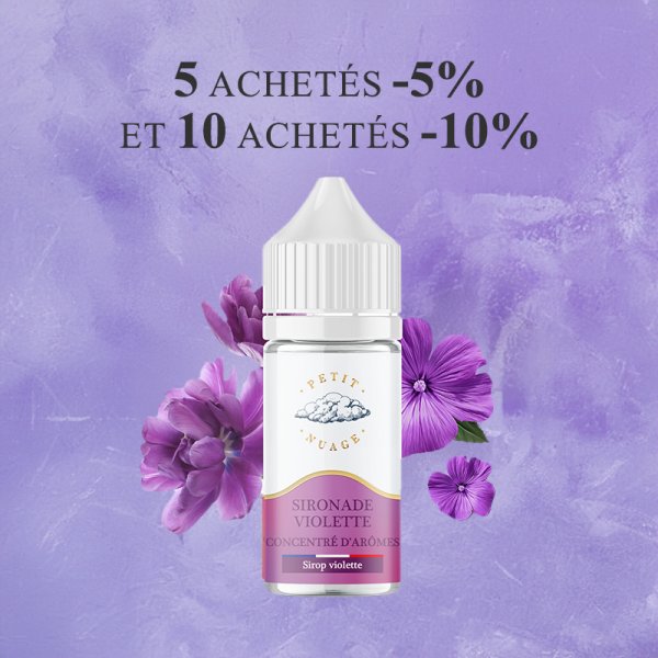 Concentrate Sironade Violette 30ml - Petit Nuage