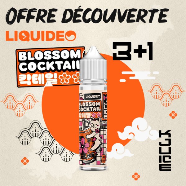 3+1 Offre Découverte Blossom Cocktail - K-Juice by Liquideo