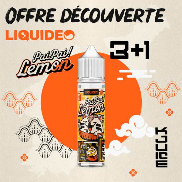 3+1 Offre Découverte Lemon Pai Pai - K-Juice by Liquideo