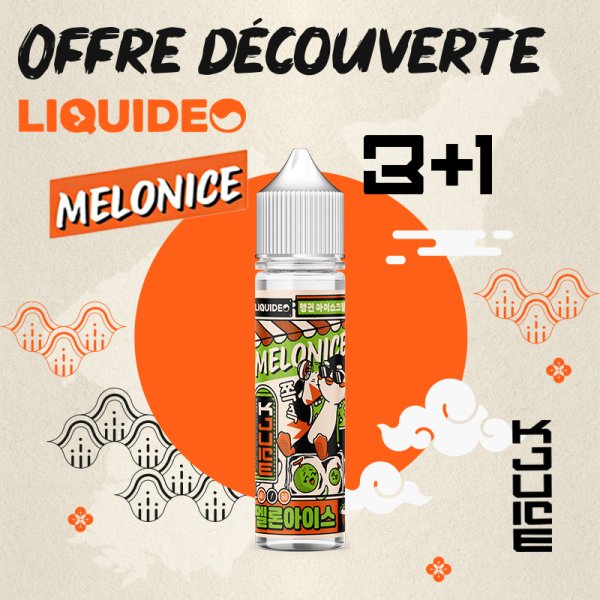 3+1 Offre Découverte Melonice - K-Juice by Liquideo