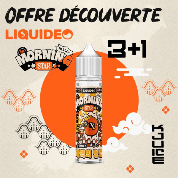 3+1 Offre Découverte Morning Star - K-Juice by Liquideo