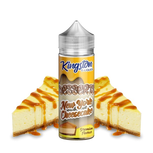 New York Cheesecake 0mg 100ml 30/70 - Desserts by Kingston