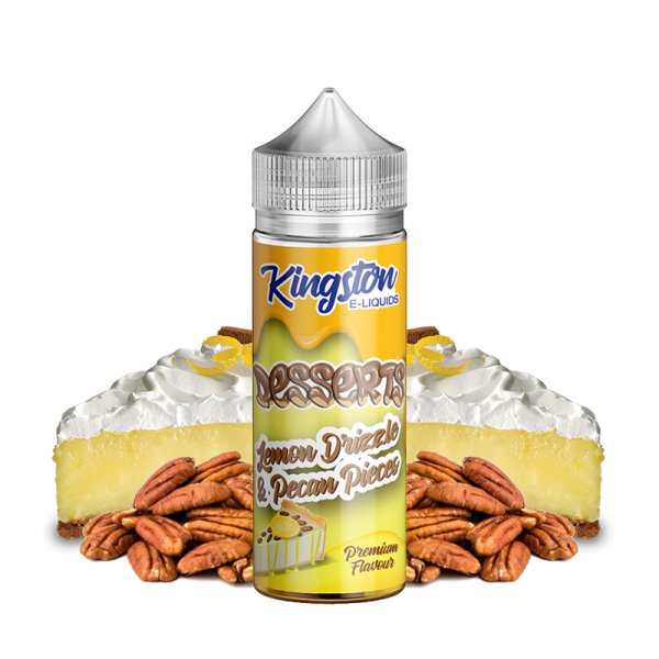 Lemon Drizzle & Pecan Pieces 0mg 100ml 30/70 - Desserts by Kingston