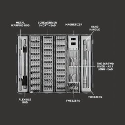 Cylindrical Precision Tool Set (128pcs)