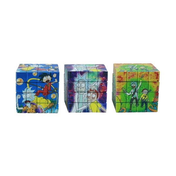 Grinder Cartoon Rubik's Cube en zinc 4 étages