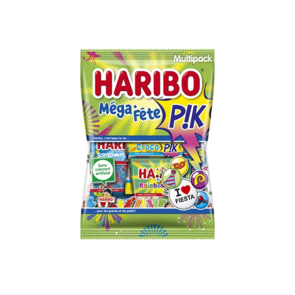 Bonbons Mega Fêtes Pik (24 sachets) - Haribo