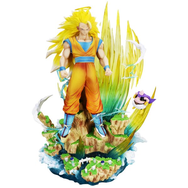 [FID] Figurine Son Goku SSJ3 & SSJ1 38cm