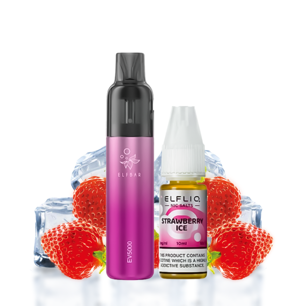 5000 Puff Strawberry Ice 20mg 10ml - EV5000 by Elfbar