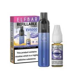 5000 Puff Blueberry 20mg 10ml - EV5000 by Elfbar