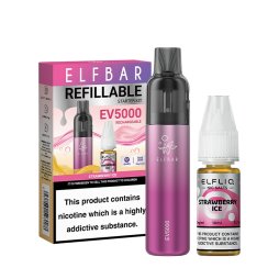 5000 Puff Strawberry Ice 20mg 10ml - EV5000 by Elfbar