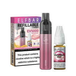 5000 Puff Strawberry Kiwi 20mg 10ml - EV5000 by Elfbar