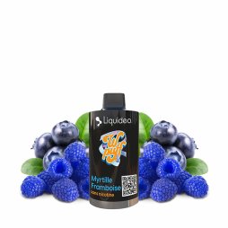 Cartouche Wpuff 12K Myrtille Framboise 0mg 14ml - Wpuff by Liquidéo