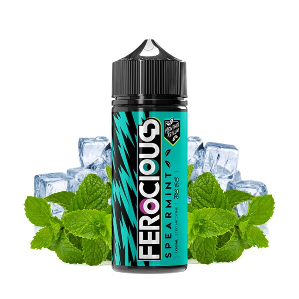 Spearmint 0mg 100ml - Menthol Asylum by Ferocious Flavours