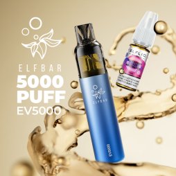 5000 Puff Blueberry Sour Raspberry 20mg 10ml - EV5000 by Elfbar