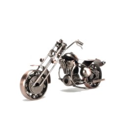 [FID] Statue Moto en Métal Steampunk