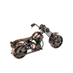 [FID] Statue Moto en Métal Steampunk