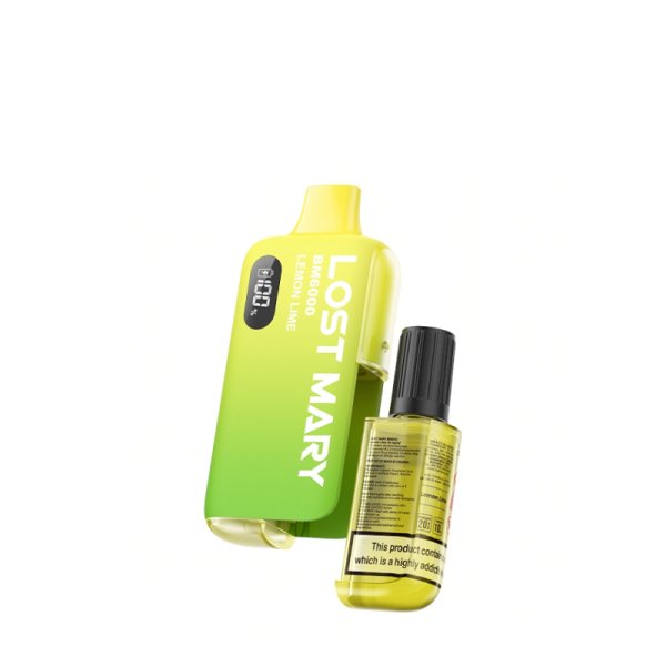 6000 Puff Lemon Lime - BM6000 Lost Mary by Elfbar