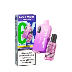 6000 Puff Blueberry Sour Raspberry - BM6000 Lost Mary by Elfbar