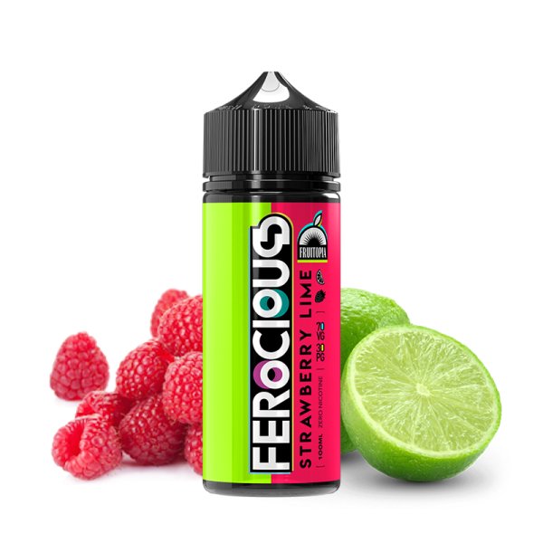 Strawberry Lime 0mg 100ml - ⁠Fruitopia by Ferocious Flavours