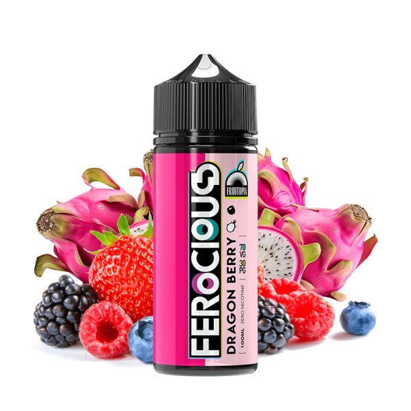 Dragon Berry 0mg 100ml - ⁠Fruitopia by Ferocious Flavours