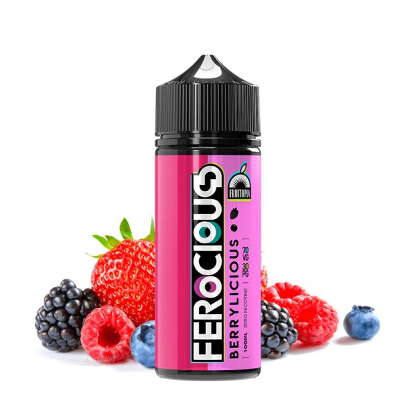 Berrylicious 0mg 100ml - ⁠Fruitopia by Ferocious Flavours