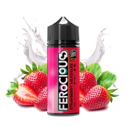 Strawberry Milkshake 0mg 100ml - Thirsty by Ferocious Flavours