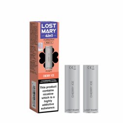 Cartridge Prefilled Cherry Ice 20mg (2pcs) - 4in1 Lost Mary by Elfbar