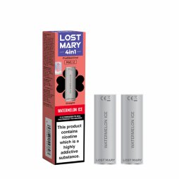 Cartridge Prefilled Watermelon Ice 20mg (2pcs) - 4in1 Lost Mary by Elfbar