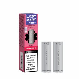 Cartridge Prefilled Strawberry Ice 20mg (2pcs) - 4in1 Lost Mary by Elfbar