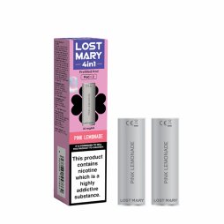 Cartouche Pré-Remplie Pink Lemonade 20mg (2pcs) - 4in1 Lost Mary by Elfbar