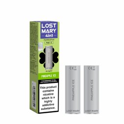 Cartridge Prefilled Pineapple Ice 20mg (2pcs) - 4in1 Lost Mary by Elfbar