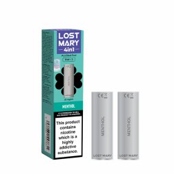 Cartouche Pré-Remplie Menthol 20mg (2pcs) - 4in1 Lost Mary by Elfbar