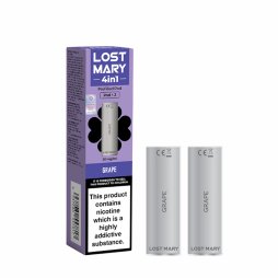 Cartridge Prefilled Grape 20mg (2pcs) - 4in1 Lost Mary by Elfbar