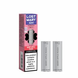 Cartridge Prefilled Berry Apple Peach 20mg (2pcs) - 4in1 Lost Mary by Elfbar