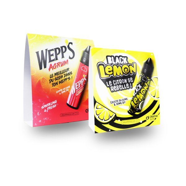 Wepp's & Lemon Black Display (1pcs) - Eliquid France