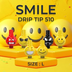 Drip Tip 510 Smiley L (A) - Fumytech