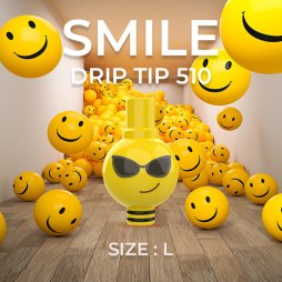 Drip Tip 510 Smiley L (A) - Fumytech