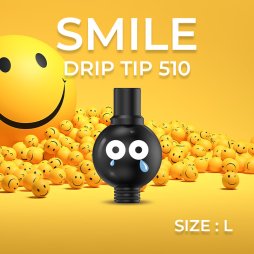 Drip Tip 510 Smiley L (B) - Fumytech