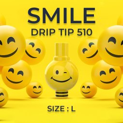 Drip Tip 510 Smiley L (C) - Fumytech