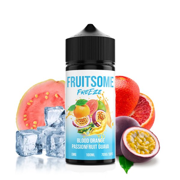 Blood Orange Passion Fruit Guava 0mg 100ml - Fruitsome Freeze by VapeIQ