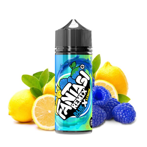 Fantasi Remix Blue Raspberry X Lemon 0mg 100ml - Fantasi