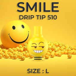 Drip Tip 510 Smiley L (D) - Fumytech